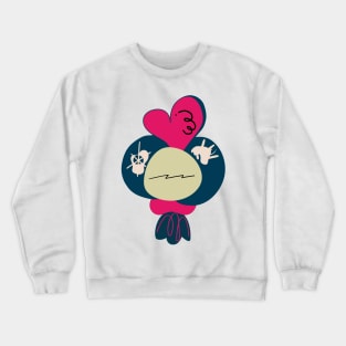 Rudy rude rooster Crewneck Sweatshirt